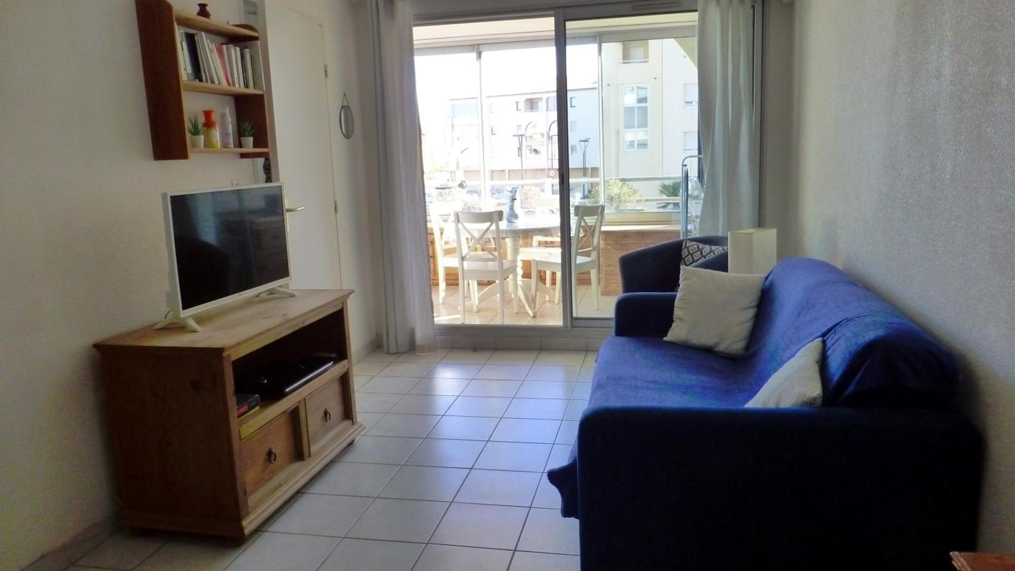 Marina Des Quilles, Grand T2 Climatise, Proche Plage, Parking Prive Appartement Sète
